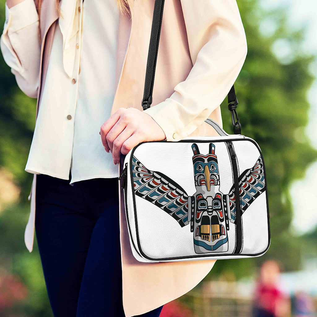 Native American Eagle Totem Print Shoulder Strap Bible Bag