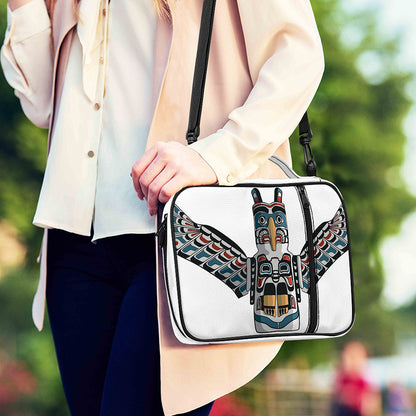Native American Eagle Totem Print Shoulder Strap Bible Bag
