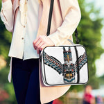 Native American Eagle Totem Print Shoulder Strap Bible Bag