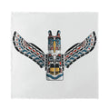 Native American Eagle Totem Print Silk Bandana
