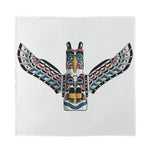Native American Eagle Totem Print Silk Bandana
