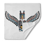 Native American Eagle Totem Print Silk Bandana