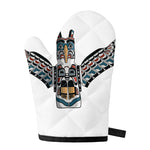 Native American Eagle Totem Print Single Oven Mitt