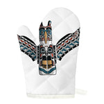 Native American Eagle Totem Print Single Oven Mitt