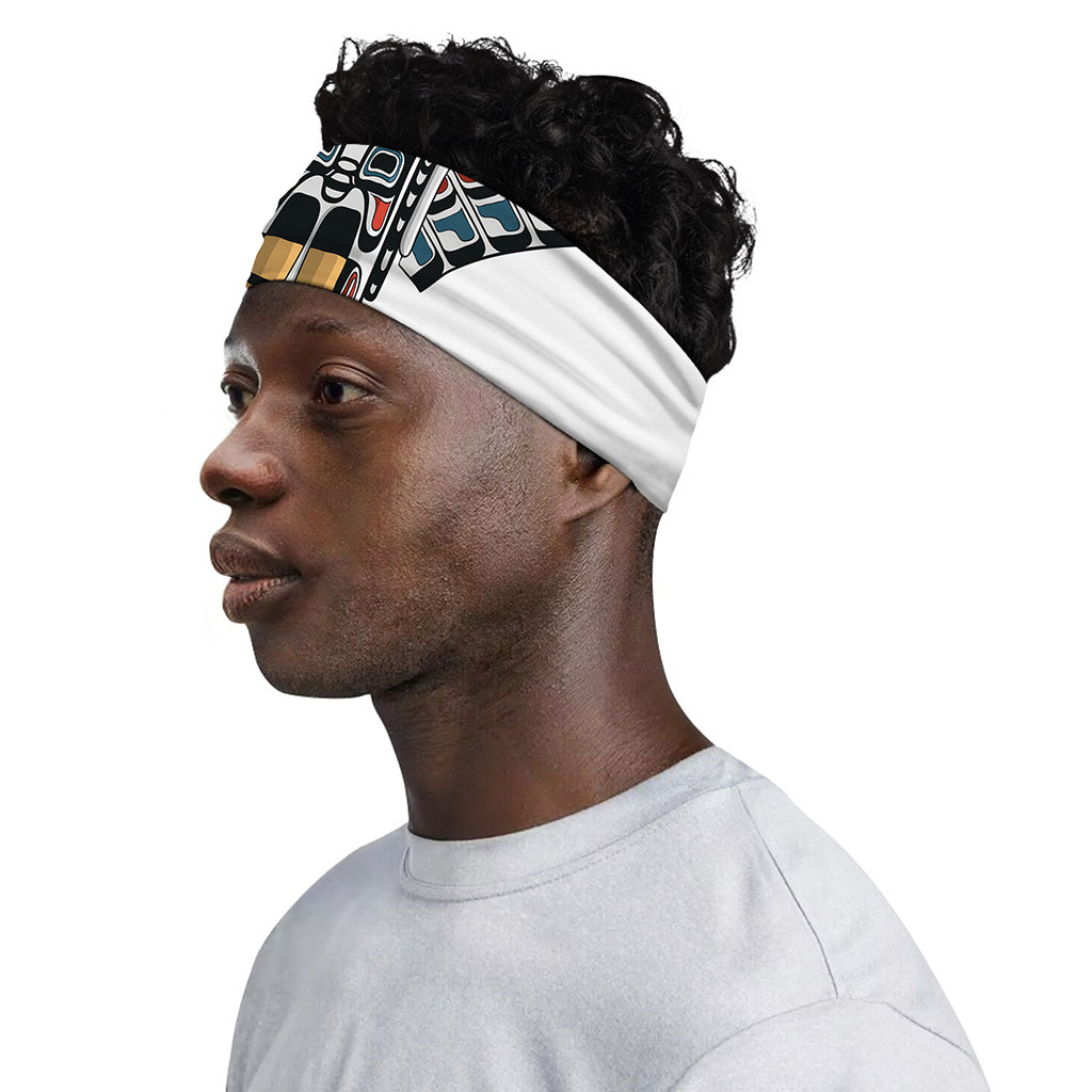 Native American Eagle Totem Print Sports Headband