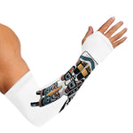 Native American Eagle Totem Print Sun Protection Arm Sleeves