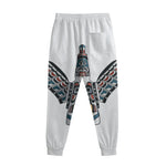 Native American Eagle Totem Print Sweatpants