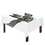 Native American Eagle Totem Print Tablecloth