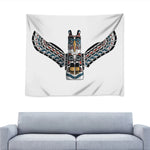 Native American Eagle Totem Print Tapestry