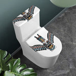Native American Eagle Totem Print Toilet Lid And Tank Cover Set