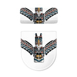 Native American Eagle Totem Print Toilet Lid And Tank Cover Set