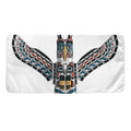 Native American Eagle Totem Print Towel