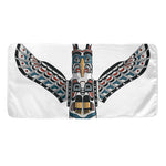 Native American Eagle Totem Print Towel
