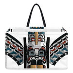 Native American Eagle Totem Print Utility Tote Bag