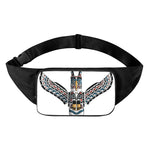 Native American Eagle Totem Print Waist Bag