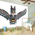 Native American Eagle Totem Print Wall Sticker