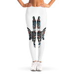 Native American Eagle Totem Print Women's Leggings