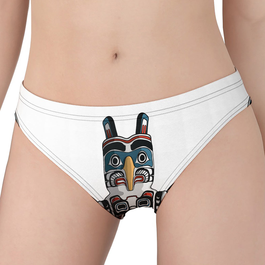 Native American Eagle Totem Print Women's Panties