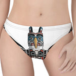 Native American Eagle Totem Print Women's Thong