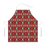 Native American Geometric Pattern Print Adjustable Apron