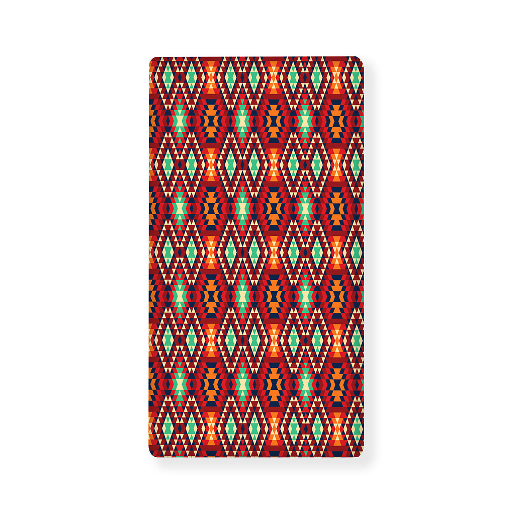 Native American Geometric Pattern Print Baby Crib Sheet