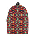 Native American Geometric Pattern Print School Backpack