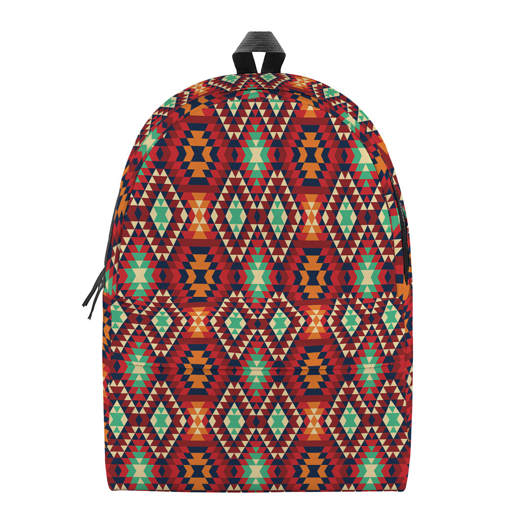 Native American Geometric Pattern Print Backpack
