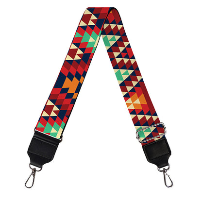 Native American Geometric Pattern Print Bag Strap