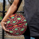 Native American Geometric Pattern Print Basketball