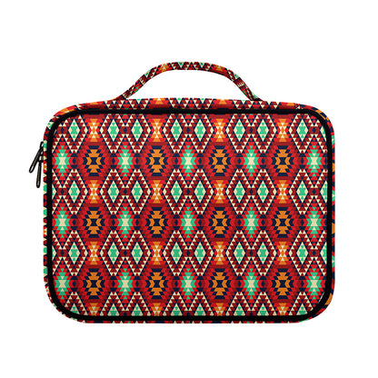 Native American Geometric Pattern Print Briefcase Bible Bag