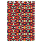 Native American Geometric Pattern Print Curtain