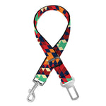 Native American Geometric Pattern Print Dog Seat Belt