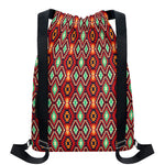 Native American Geometric Pattern Print Drawstring Backpack
