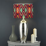 Native American Geometric Pattern Print Drum Lamp Shade