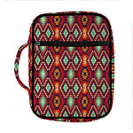 Native American Geometric Pattern Print Front Pocket Bible Bag