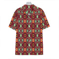 Native American Geometric Pattern Print Hawaiian Shirt