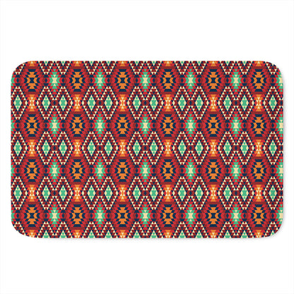 Native American Geometric Pattern Print Indoor Door Mat