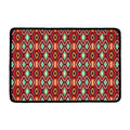 Native American Geometric Pattern Print Kitchen Mat