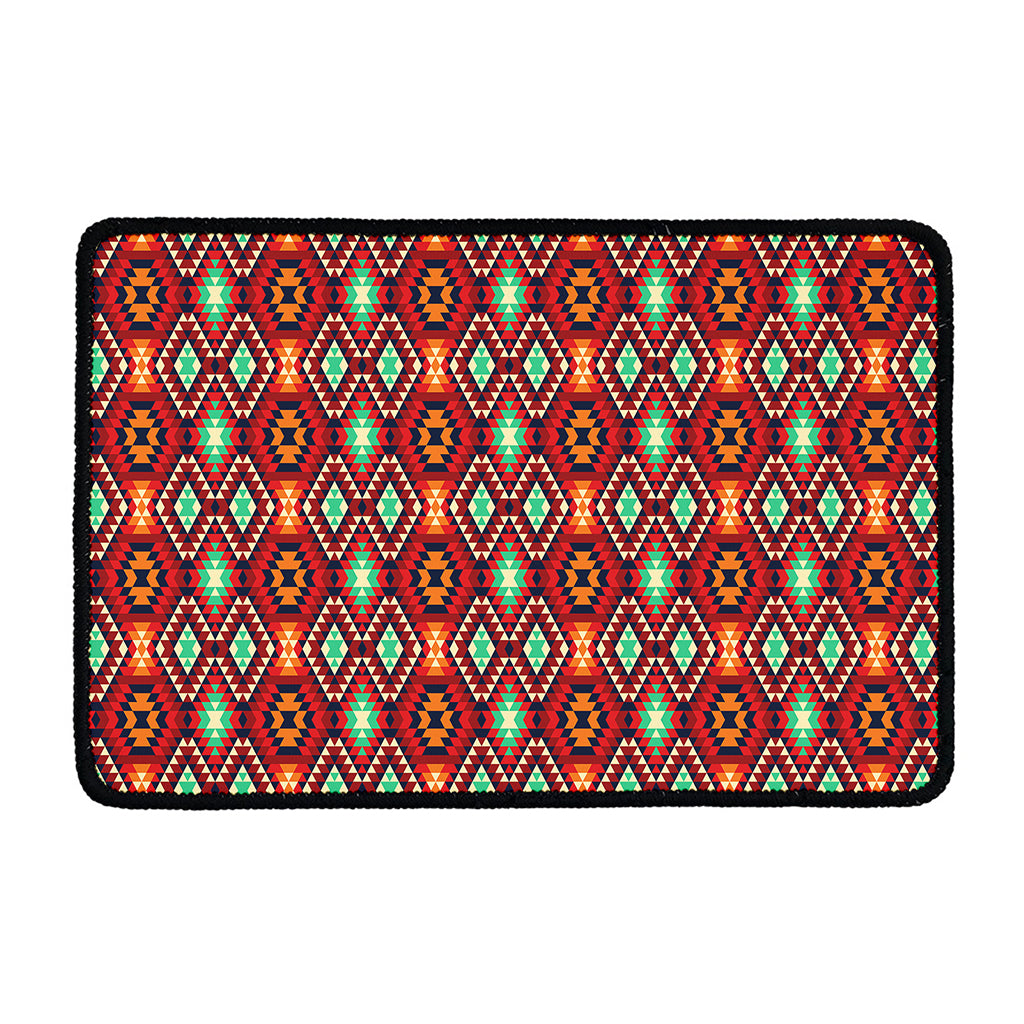 Native American Geometric Pattern Print Kitchen Mat