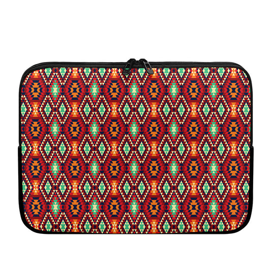 Native American Geometric Pattern Print Laptop Sleeve