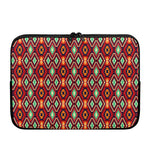 Native American Geometric Pattern Print Laptop Sleeve