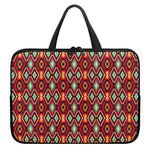 Native American Geometric Pattern Print Laptop Sleeve With Handle