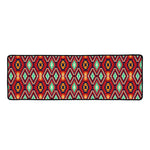 Native American Geometric Pattern Print Long Kitchen Mat
