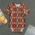 Native American Geometric Pattern Print Men's Bodysuit
