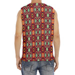 Native American Geometric Pattern Print Men's Fitness Tank Top