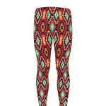 Native American Geometric Pattern Print Men's leggings