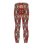 Native American Geometric Pattern Print Men's leggings
