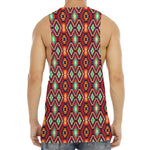 Native American Geometric Pattern Print Men's Muscle Tank Top