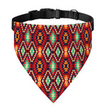 Native American Geometric Pattern Print Over The Collar Dog Bandana
