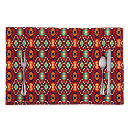 Native American Geometric Pattern Print Placemat
